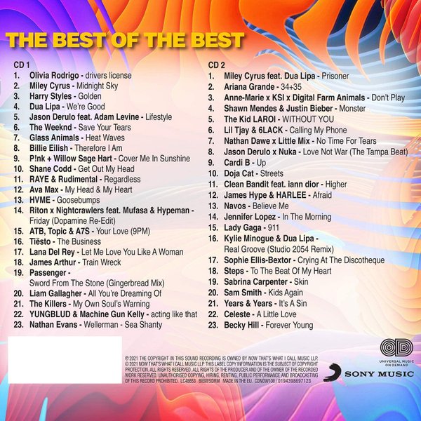 Now Thats What I Call Music 108 (2021)